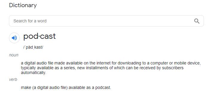What is a podcast? a simple definition