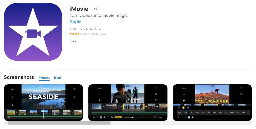 iMovie