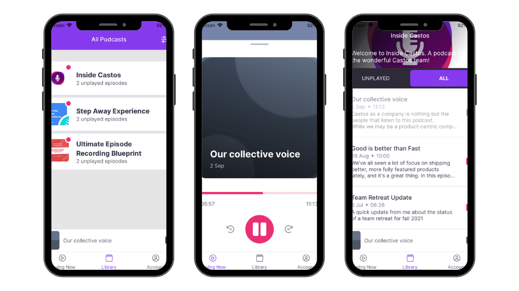 Castos Enterprise Podcast Platform