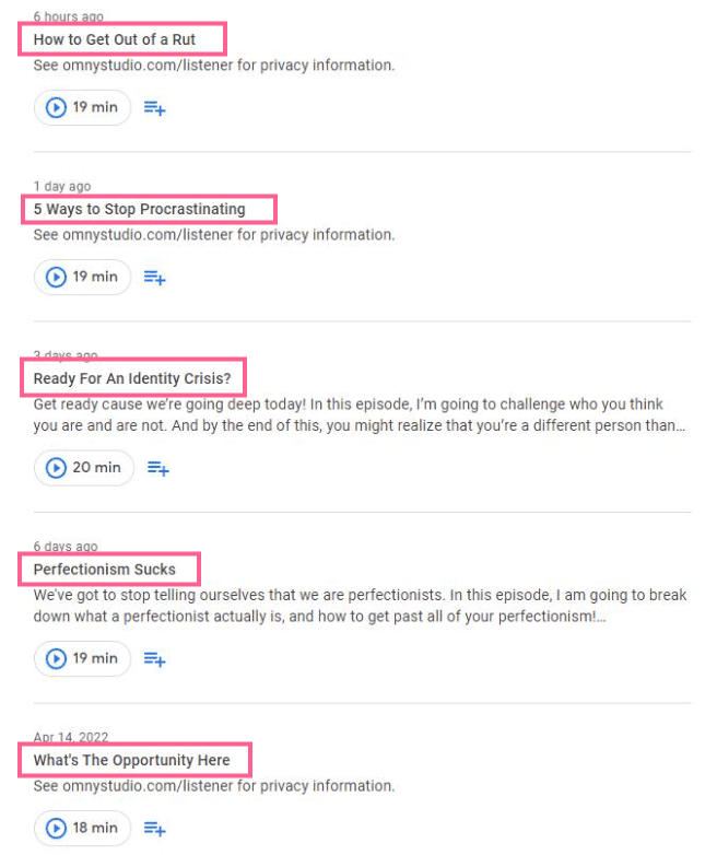 podcast seo - grow podcast listeners