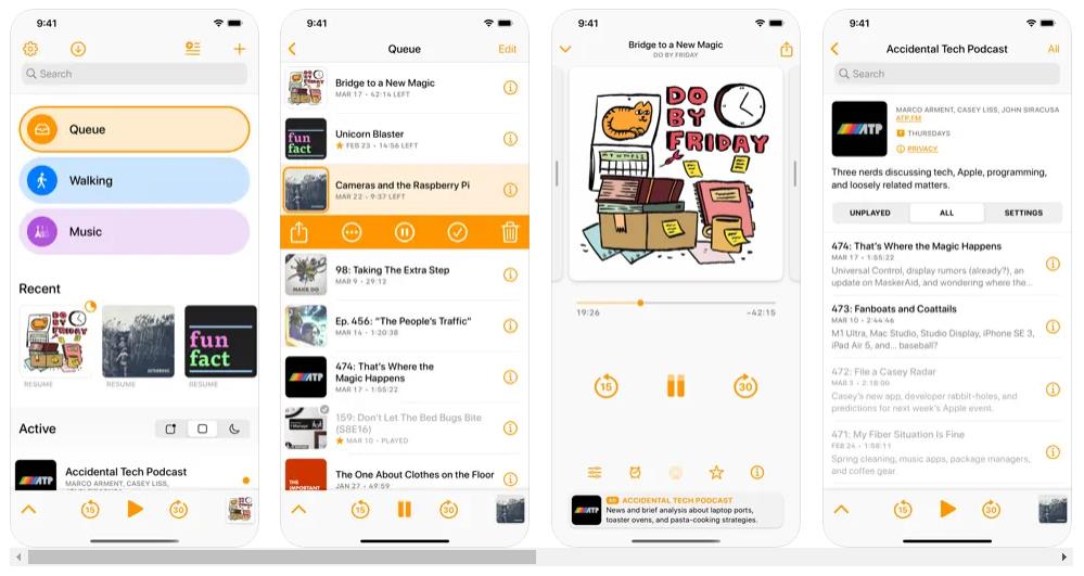 best podcasting apps overcast