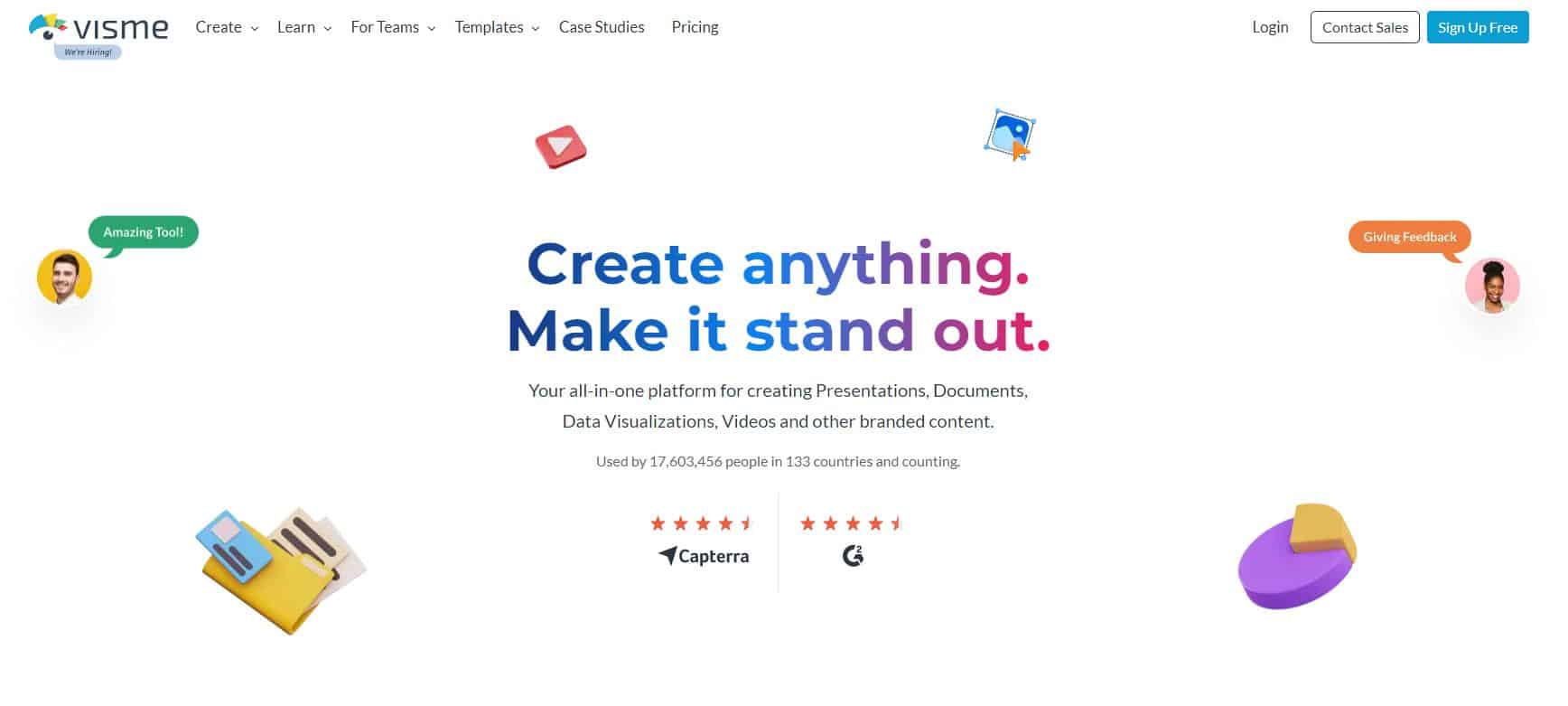 Visme Canva alternative