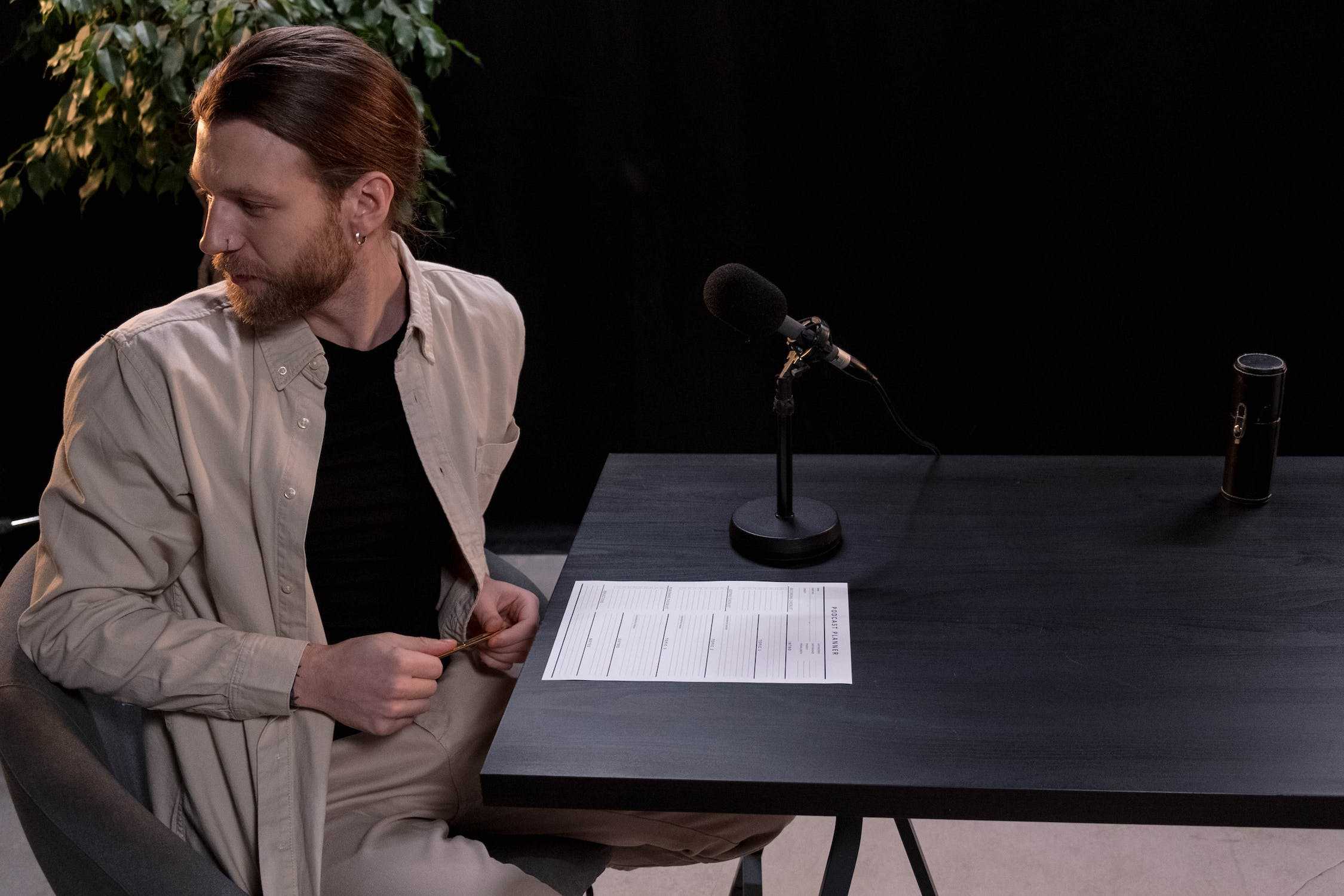 podcast planning template