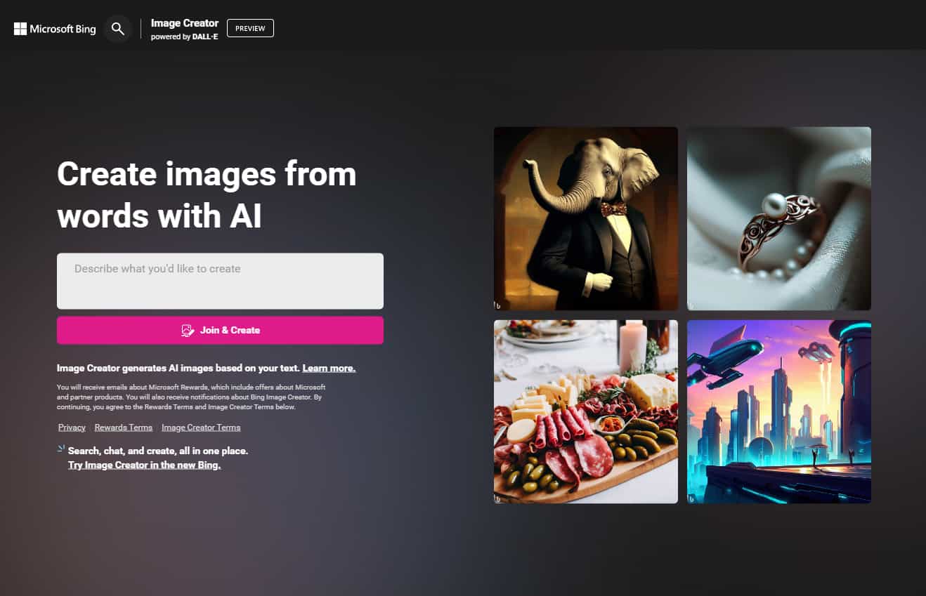 Bing Image Creator