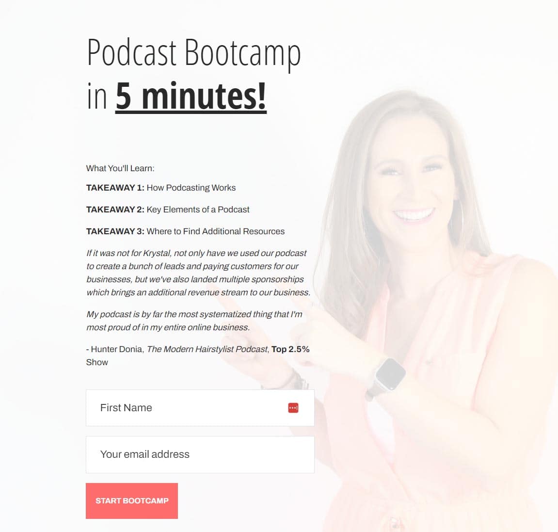Podcast Bootcamp by Krystal Proffitt