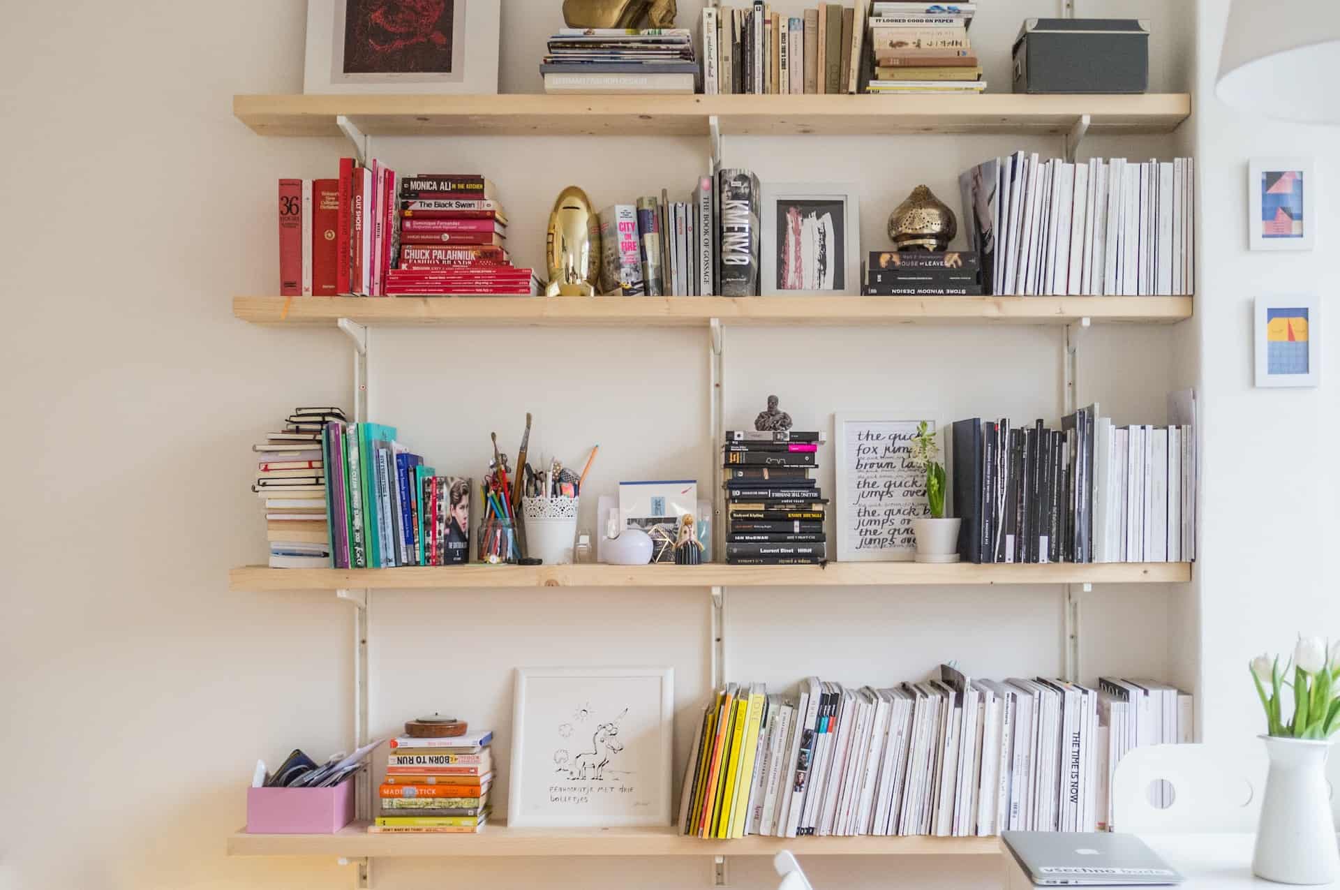 Video Backdrop Ideas: Bookshelf