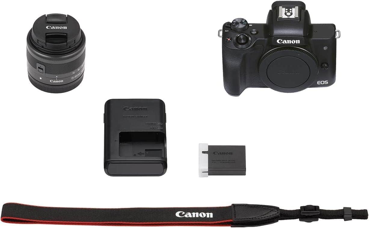 What's in the Box of the Canon EOS M50 Mark II?