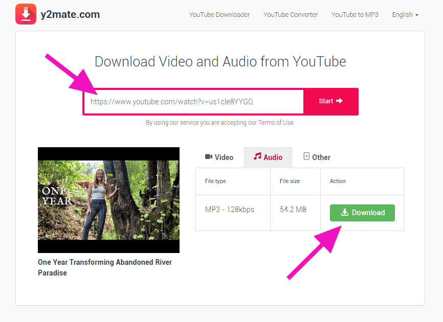 YouTube Extract Audio Tool